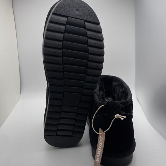 CUSHIONAIRE Women's Cozy pull on boot BLACK SIZE 8M - Picture 5 of 6